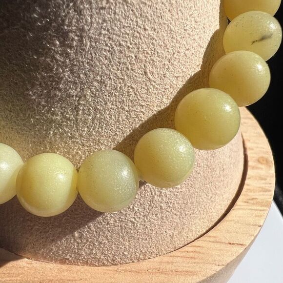 Lemon‎ Jasper Crystal Beaded Bracelet - Picture 4 of 7